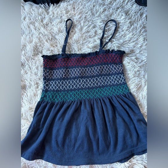 Aeropostale Tops - Aeropostale Multicolor Smocked Top